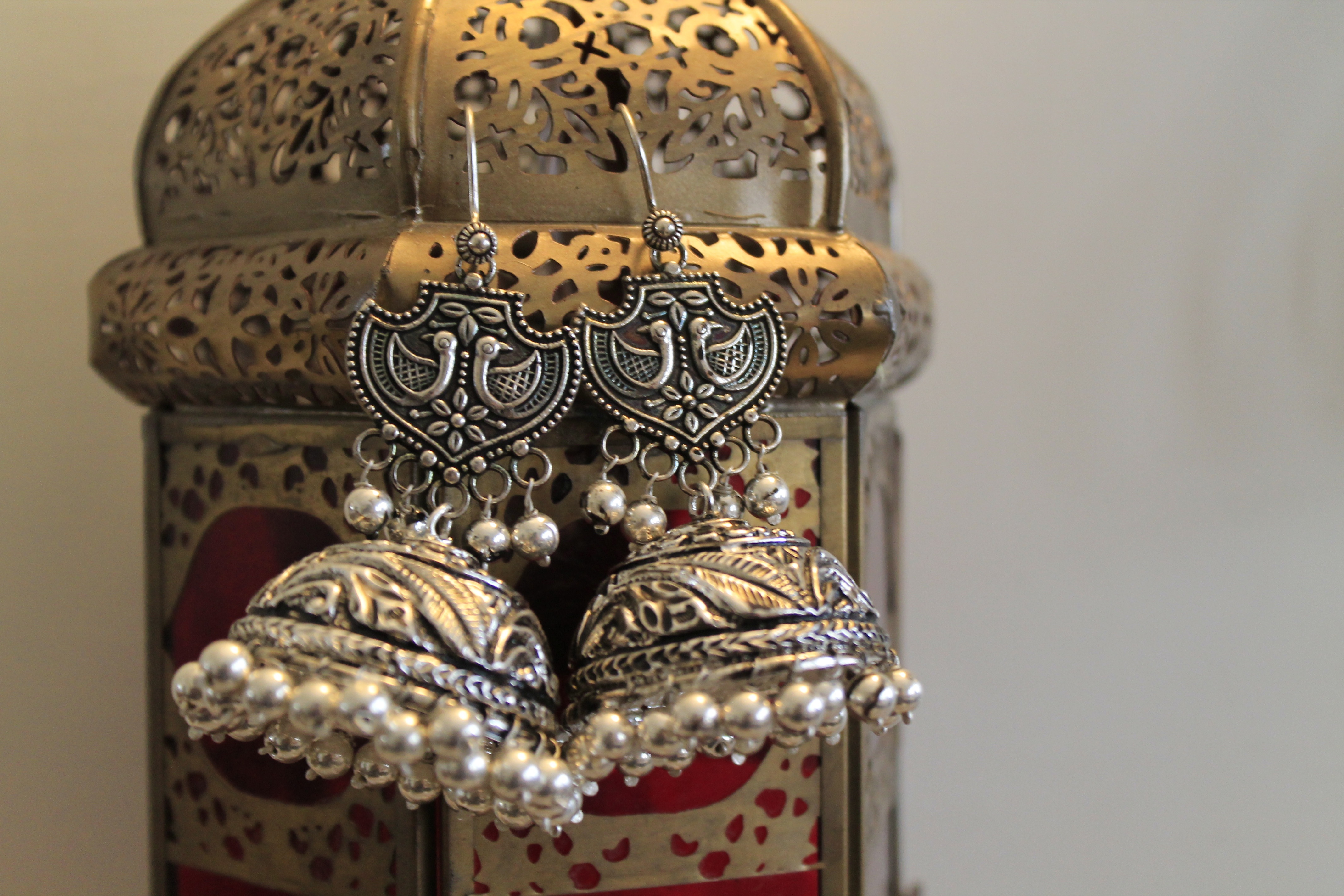 Dancing Peacock Jhumka